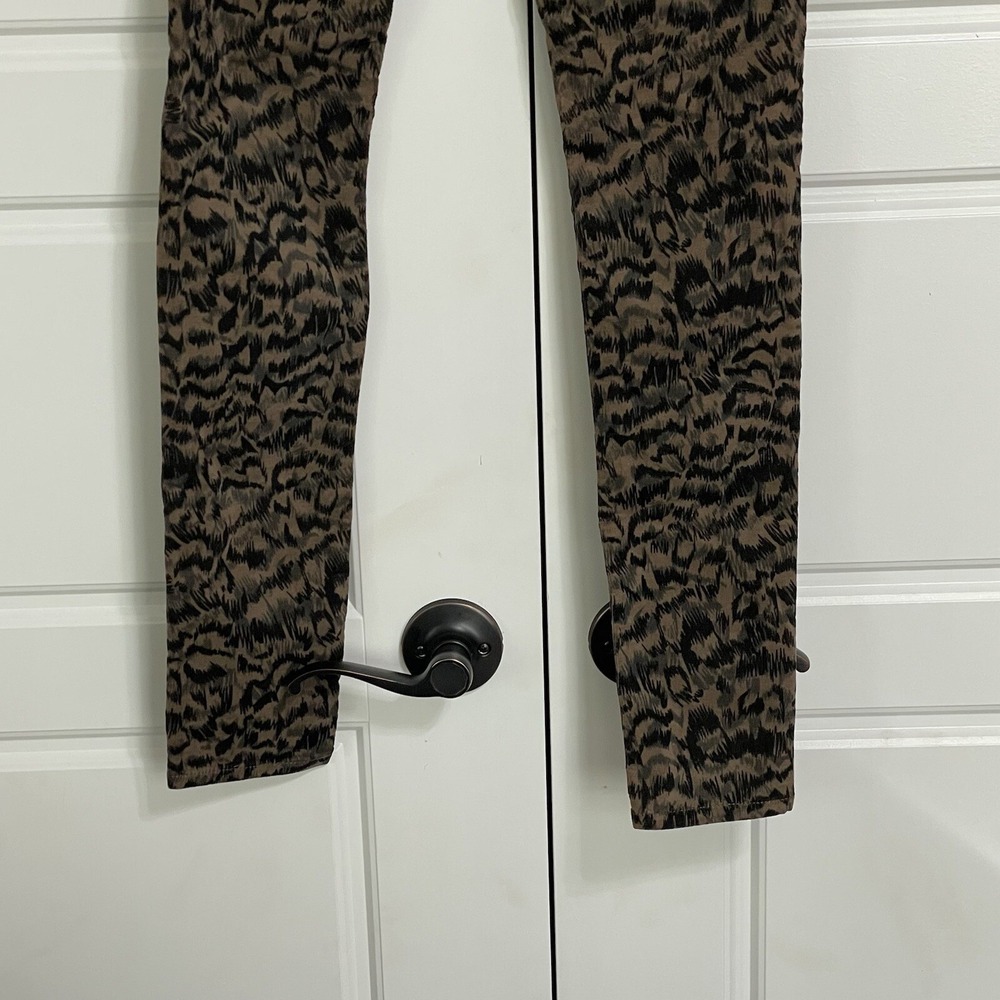 AG The Farrah Skinny Ankle High Rise Women‎ Size 24 Leopard Print Corduroy NWT - Picture 10 of 11